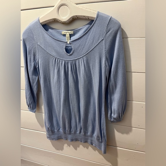 🩵 BANANA REPUBLIC - blue knit Medium - Picture 4 of 6